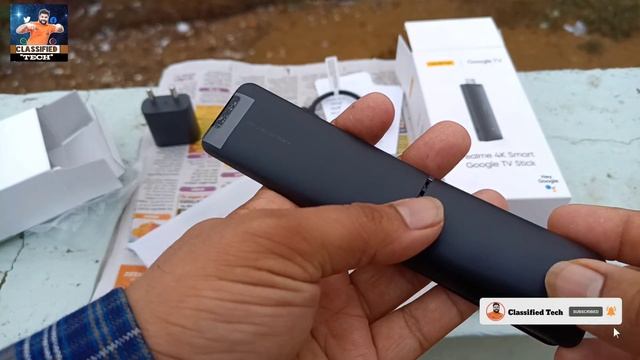 Realme 4k Smart Google TV Stick (Black) Unboxing & Review In Hindi 2022 | Realme TvStick 4k Feature