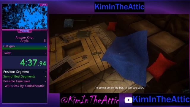 Answer Knot Any% former WR in 8:35 смотреть онлайн
