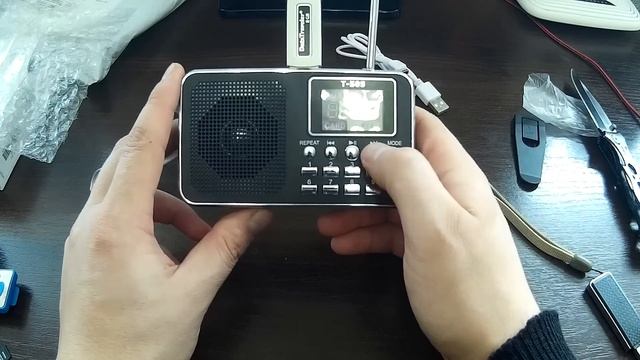 Лучшее радио на AliExpress за 10$, карманное радио Т-505 на аккумуляторе смотреть онлайн