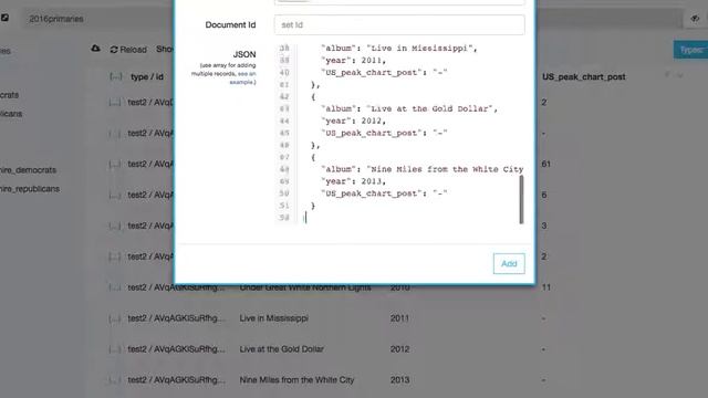 upload multiple records as JSON in dejavu смотреть онлайн
