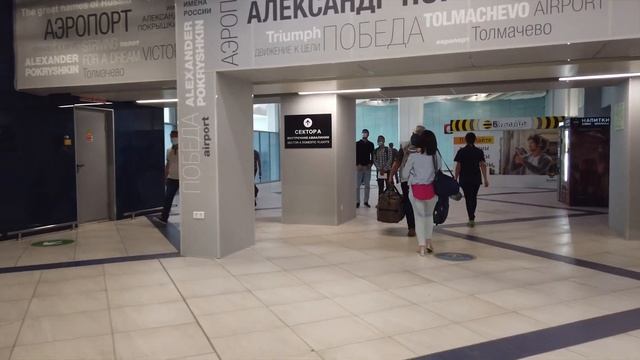 Прогулка по Новосибирску в 4К. Аэропорт "Толмачёво" смотреть онлайн