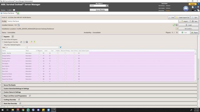 ARK Server Manager Part 12 - Engrams (2023)