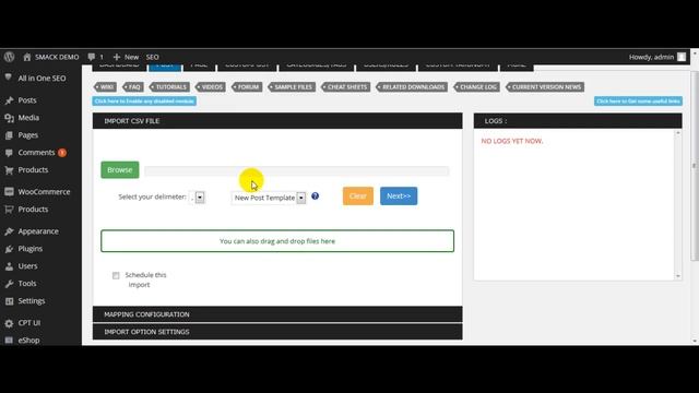 Wordpress Ultimate CSV Importer Pro Version 3.5.X Features with Much improved UI смотреть онлайн