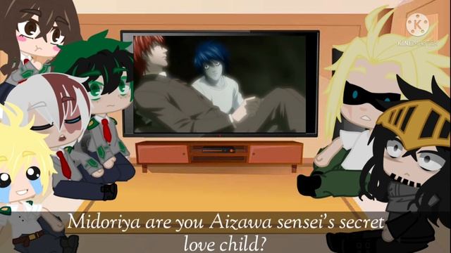 Mha react||•Future Midoriya as L•||•Death note•||Original смотреть онлайн
