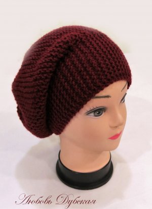 ВЯЗАНИЕ | БЕРЕТ НА ЛЮБОЙ РАЗМЕР