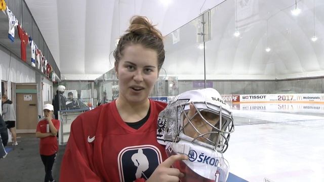 2017 IIHF Women's Goaltending Development Camp - Goalies answer your questions смотреть онлайн