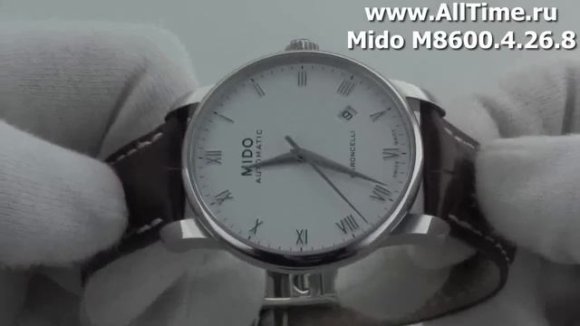 Мужские наручные швейцарские часы Mido M8600.4.26.8 смотреть онлайн