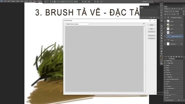 6 LOẠI BRUSH THÔNG DỤNG KHI VẼ BACKGROUND | DIGITAL ART. смотреть онлайн