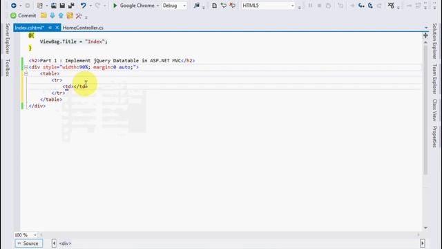 Part 1 - Implement jQuery Datatable in ASP.NET MVC application. смотреть онлайн