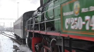 Прибытие поезда на Витебский вокзал Санкт Петербурга.