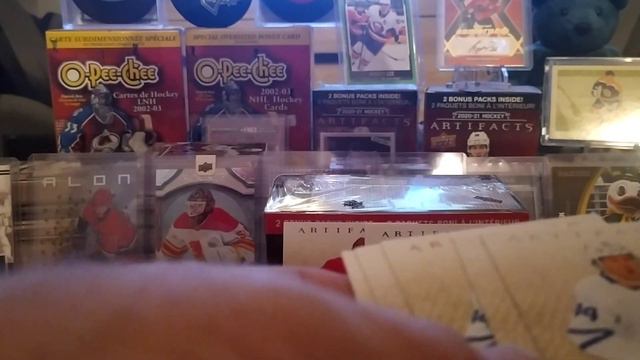 2021/22 UPPER DECK ARTIFACTS HOCKEY BLASTER BOX- 3 BOX BREAK REVIEW🦆 смотреть онлайн