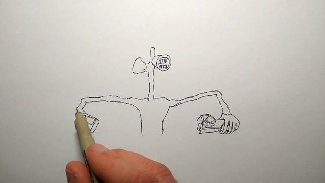 Как нарисовать Сиреноголового | scp-6789 | Siren Head смотреть онлайн