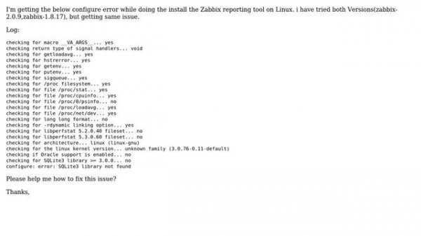 Databases: configure: error: SQLite3 library not found (3 Solutions!!)