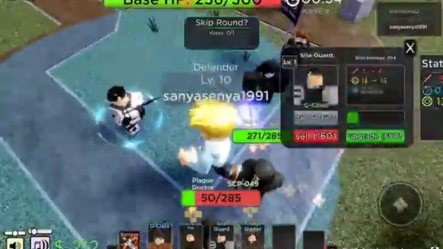 Саша играет в Звездные воины - джедаи против монстров и роботов, Роблокс (Roblox) SCP Tower Defense смотреть онлайн