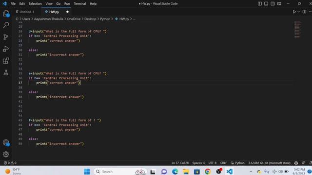Quiz game by using python смотреть онлайн
