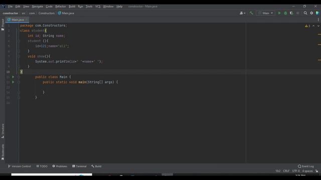 Constructor in JAVA смотреть онлайн