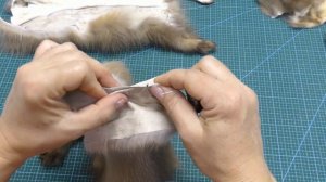 Скорняжный шов своими руками , без скорняжной машины.