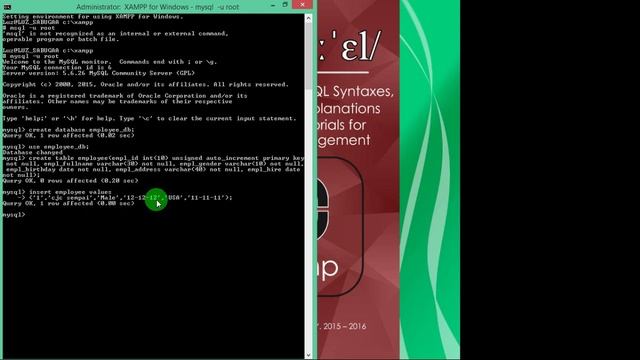 SRCB BSIT DBMS2: SQL FORMAT смотреть онлайн