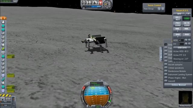 Munwalking Lander in Kerbal Space Program смотреть онлайн