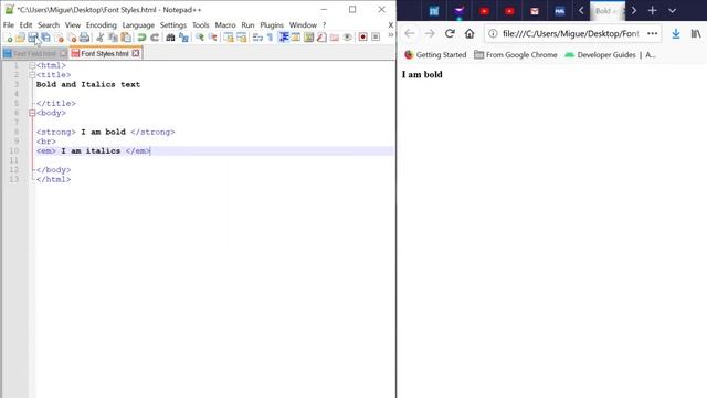 Minute Coding HTML Lesson 10 Bold and Italics text (strong) (b) (em) (i) смотреть онлайн