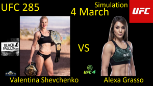 Валентина Шевченко против Алексы Грассо БОЙ В UFC 4/ UFC 285