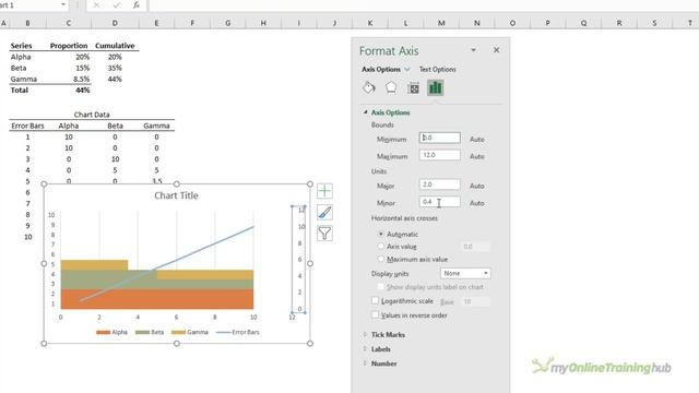 Stacked Bar Excel Waffle Charts - Quick and Easy! смотреть онлайн