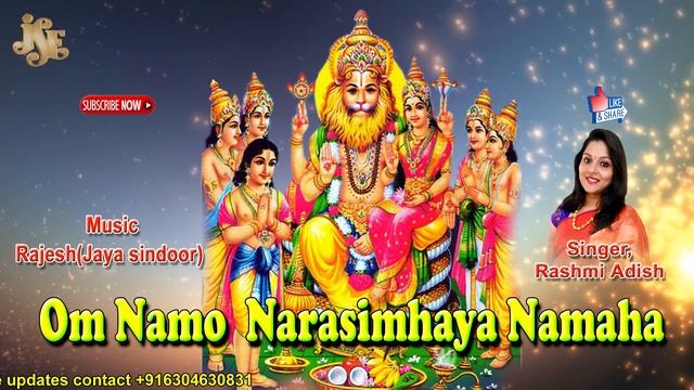 #Om Namo Narasimhaya Namaha #108 Times OM Lakshmi Narasimha Namaha Chanting #Jayasindoor Top Mantra смотреть онлайн