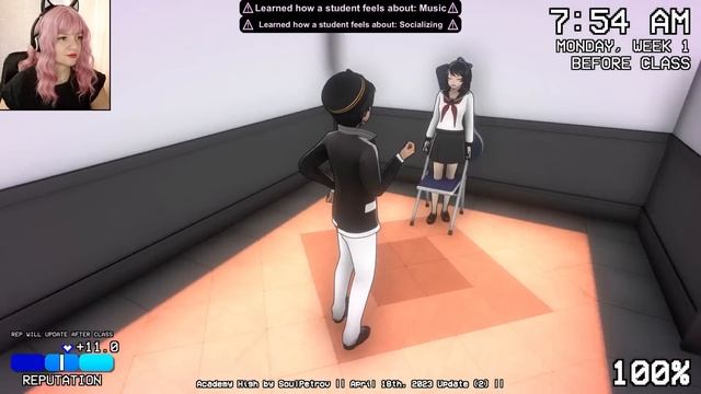 Часть 2.1 - Каноничные способы устранения в Яндере симулятор 1980 / Yandere Simulator - Academy Hig