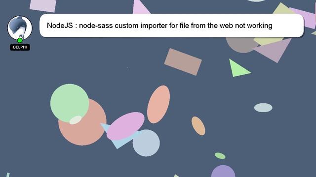 NodeJS : node-sass custom importer for file from the web not working смотреть онлайн