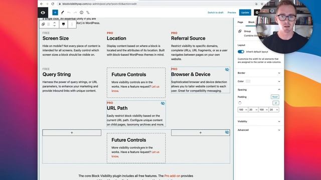 How to Manage Content in WordPress using Block Visibility смотреть онлайн