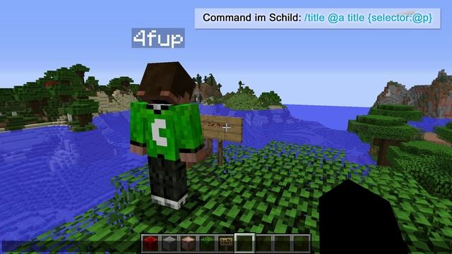 Schilder mit Commands erstellen in Minecraft смотреть онлайн
