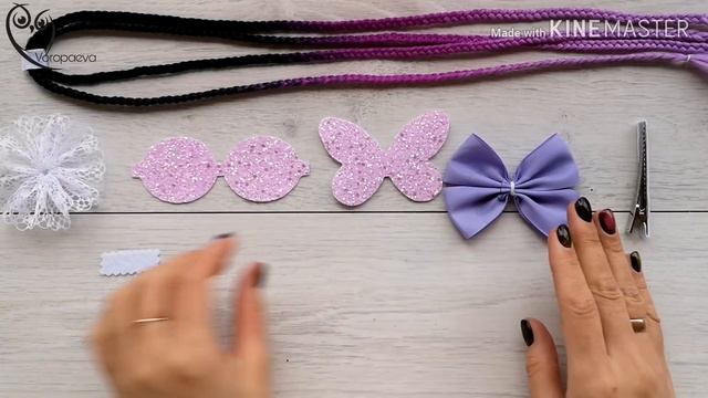 Как Сделать Цветные Косички для бантиков / Бантики с Косичками Канзаши / Воропаева смотреть онлайн
