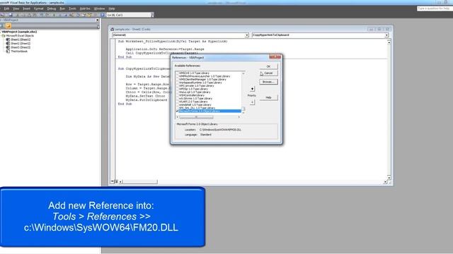 Excel tutorial: How to Copy Hyperlink To Clipboard смотреть онлайн