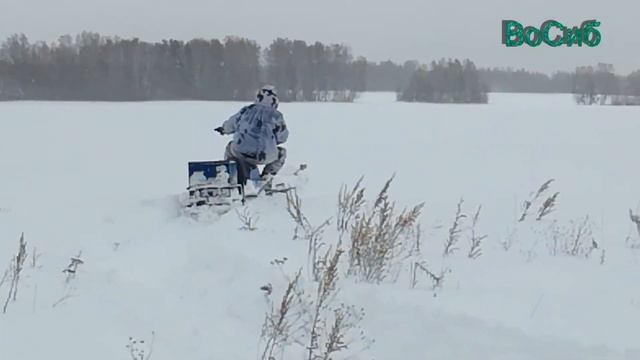 мотобуксировщик с модулем толкач по пухлому снегу смотреть онлайн