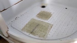 Ремонт акрилового поддона со сквозной трещиной с помощью жидкого акрила