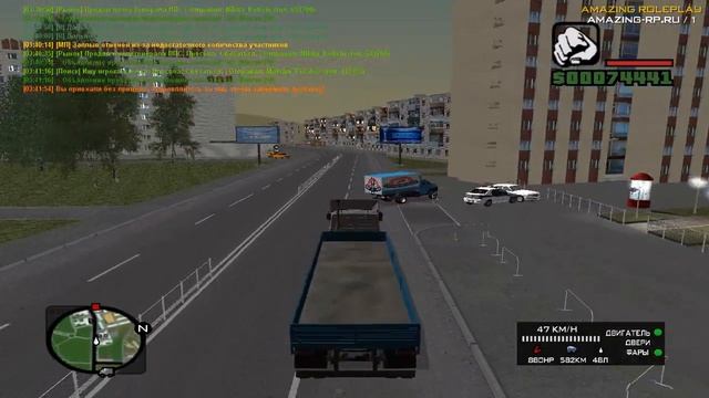 Amazing Rp Дальнобойные будни #6 МАЗ 5432 Продолжение смотреть онлайн
