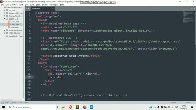 Bootstrap 5 Grid System | Lec 2 ?? смотреть онлайн