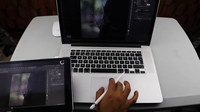 Astropad+iPad pro+apple pencil+Photoshop en español. смотреть онлайн