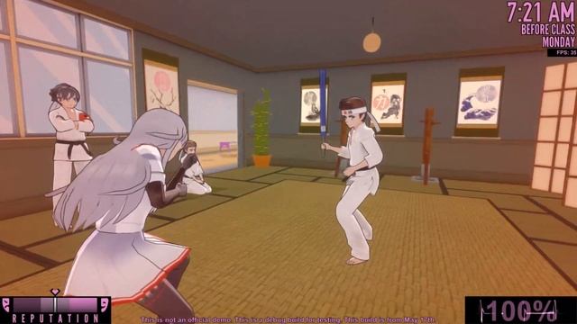 A VERY NORMAL Day of MEGAMI at School! Yandere Simulator! смотреть онлайн