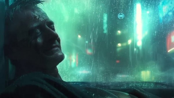 Soft Blade Runner Ambient for Relaxation or Escape