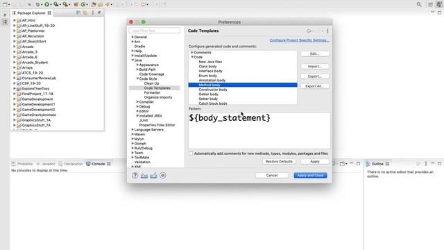 Eclipse (IDE) Setup for Java смотреть онлайн