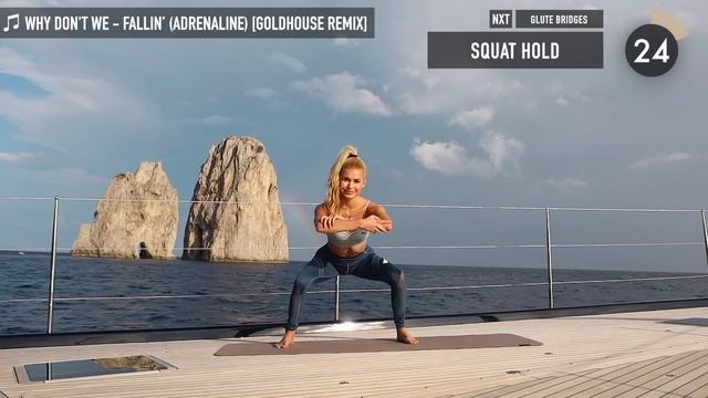 10 MIN BOOTY WORKOUT - training for a bubble butt, NO JUMPS / No Equipment I Pamela Reif смотреть онлайн