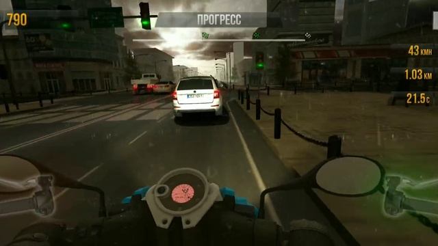 Traffic Rider (Android) - симулятор мотоцикла от первого лица. От создателей Traffic Racer.
