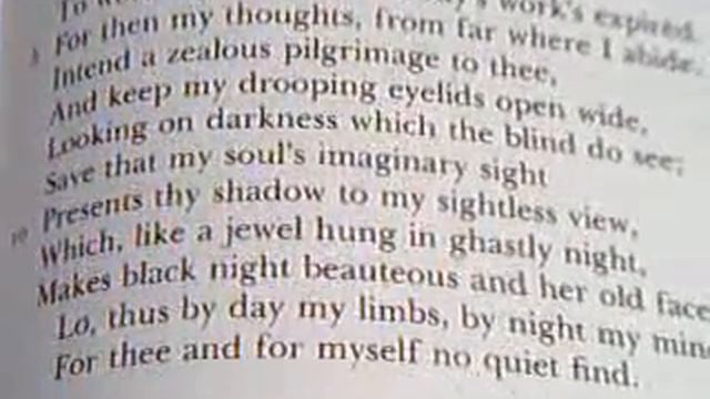 Shakespeare Sonnet #27 смотреть онлайн