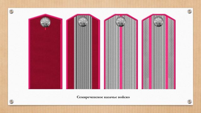 Погоны казачьих войск Российской империи