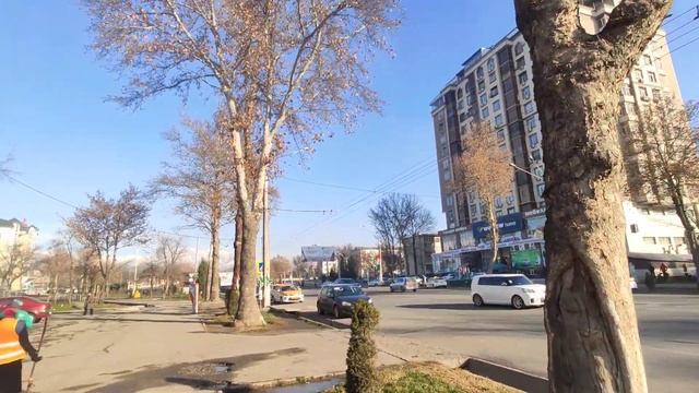 Dushanbe-Душанбе сегодня Профсоюз Walk Around To Tajikistan #точикистон