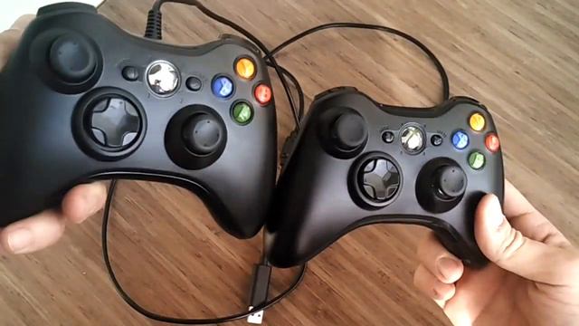 Wired Joypad Controller for XBOX 360. Compare with originag Gamepad смотреть онлайн
