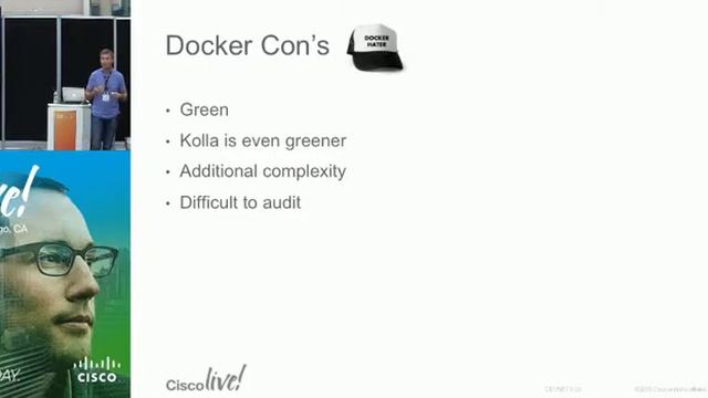 DEVNET 1135 - Thanks, Docker! The Pro’s and Con’s of Containerizing your OpenStack Services смотреть онлайн