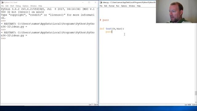 Python Basics Keyword Pass смотреть онлайн