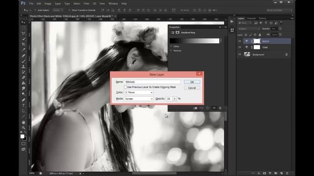BELAJAR EDIT FOTO KEREN EFEK HITAM PUTIH PHOTOSHOP CS6 смотреть онлайн